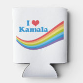 I Liebe Kamala Niedlich Election Rainbow Dosenkühler (Rückseite)