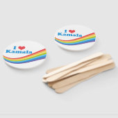 I Liebe Kamala Niedlich Election Rainbow Fächer (Non-assembled)