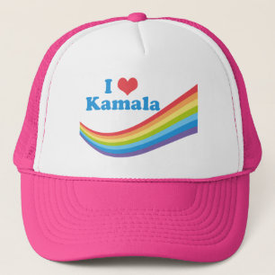 I Liebe Kamala Niedlich Election Rainbow Truckerkappe