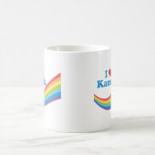 I Liebe Kamala Niedlich Election Rainbow Women's T Kaffeetasse (Mittel)