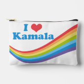 I Liebe Kamala Niedlich Rainbow Election Zubehörtasche (Vorderseite)