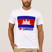 I Liebe Kambodscha T-Shirt (Vorderseite)