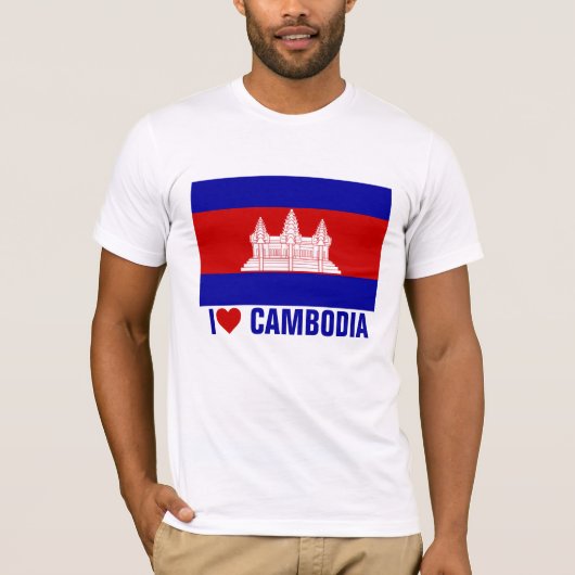 I Liebe Kambodscha T-Shirt (Vorderseite)