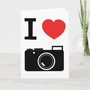 I Liebe Kameras Karte
