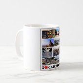 I LIEBE Kamerun - Kaffeetasse (Vorderseite Links)