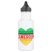 I. Liebe Kamerun, Kamerunisches Herz Edelstahlflasche (Rechts)