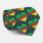 I. Liebe Kamerun, Kamerunisches Herz Krawatte (Gerollt)