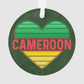 I. Liebe Kamerun, Kamerunisches Herz Ornament (Rückseite)