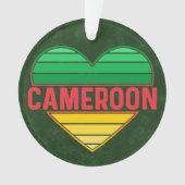 I. Liebe Kamerun, Kamerunisches Herz Ornament (Vorderseite)
