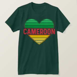I. Liebe Kamerun, Kamerunisches Herz T-Shirt