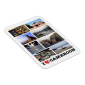 I LIEBE Kamerun - Magnet (Rechte Seite)