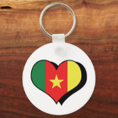 I Liebe Kamerun Schlüsselanhänger (Vorderseite)