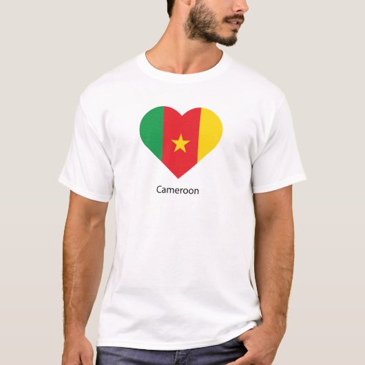 I Liebe Kamerun T-Shirt (Vorderseite)