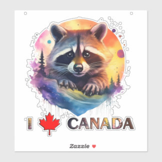 I Liebe Kanada Aufkleber