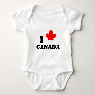 I Liebe Kanada Baby Strampler