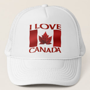 I Liebe Kanada Flag Trucker Hat Canada Souvenir Ca Truckerkappe