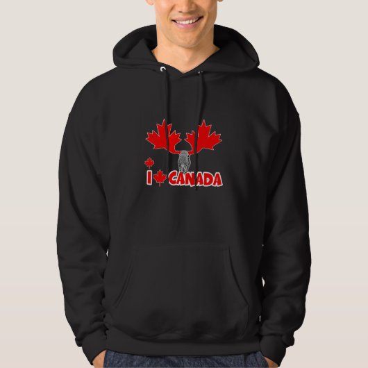 I Liebe Kanada Hoodie (Vorderseite)