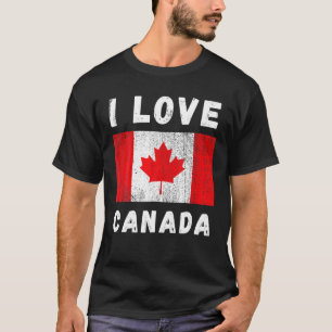 I Liebe Kanada I Herz Kanadischer Familienurlaub S T-Shirt