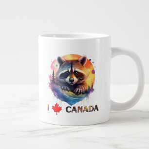 I Liebe Kanada Jumbo-Tasse