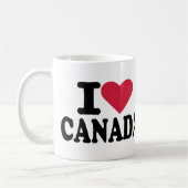I Liebe Kanada Kaffeetasse (Links)