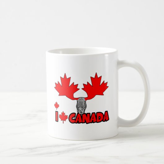 I Liebe Kanada Kaffeetasse (Rechts)