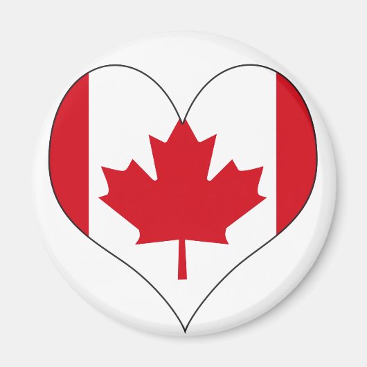 I Liebe Kanada Magnet (Vorne)