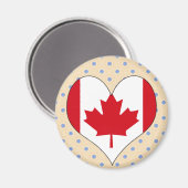 I Liebe Kanada Magnet (Vorderseite/Rückseite)
