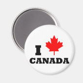 I Liebe Kanada Magnet (Vorderseite/Rückseite)