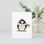 I Liebe Kanada Pinguin Postkarte (Stehend Vorderseite)