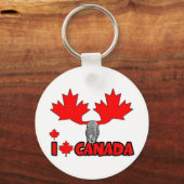 I Liebe Kanada Schlüsselanhänger (Vorderseite)