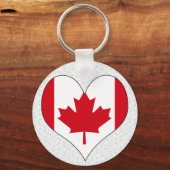 I Liebe Kanada Schlüsselanhänger (Vorderseite)