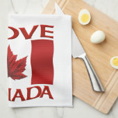 I Liebe Kanada Souvenir Handtuch Kanada Teetuchges (Viertel Falte)