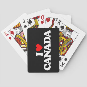 I LIEBE KANADA SPIELKARTEN