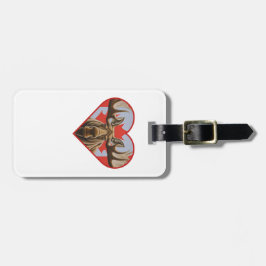 I Liebe Kanada - Stolze kanadische Elche und Ahorn Gepäckanhänger