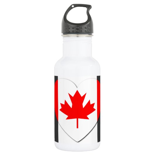 I Liebe Kanada - Vintag - Trinkflasche (Vorderseite)
