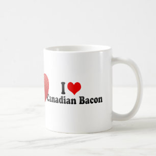 I Liebe-kanadischer Speck Kaffeetasse