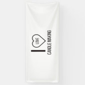 I LIEBE KANDIEREN BANNER (Vertikal)