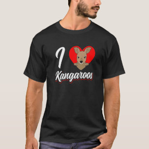 I Liebe Kangaroos Animal Kangaroo Australien 1 T-Shirt
