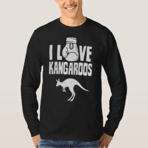 I Liebe Kangaroos Australien Tier Kangaroo T-Shirt