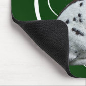 I Liebe Kaninchen Mousemat (dunkelgrün) Mousepad (Ecke)