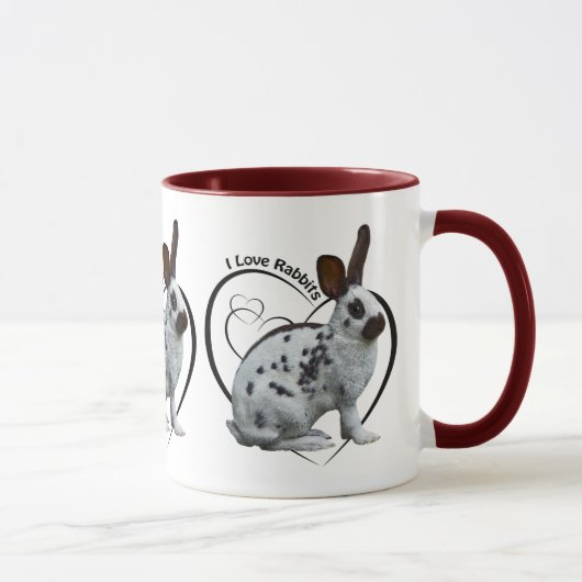 I Liebe-Kaninchen-Tasse Tasse (Rechts)