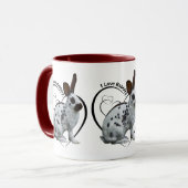 I Liebe-Kaninchen-Tasse Tasse (Vorderseite Links)