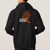 I Liebe (Kanji) Anime Hoodie (Rückseite)