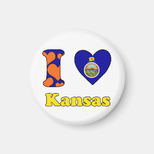 I Liebe Kansas Magnet