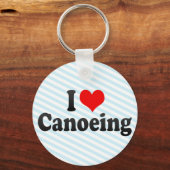 I Liebe Kanufahren Schlüsselanhänger (Vorderseite)