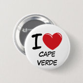 I Liebe Kap-Verde Button (Vorne & Hinten)