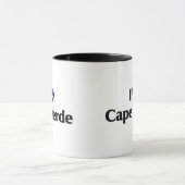 I Liebe Kap Verde Flag Tasse (Zentrum)
