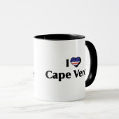 I Liebe Kap Verde Flag Tasse (VorderseiteRechts)