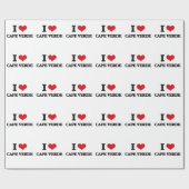 I Liebe Kap-Verde Geschenkpapier (Flach)