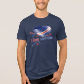 I Liebe Kap Verde Tri-Blend Shirt (Vorderseite)